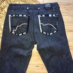 Black Washed Eckored Jeans Size 11
